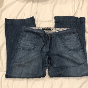 Joe’s jeans drawstring wide leg jeans